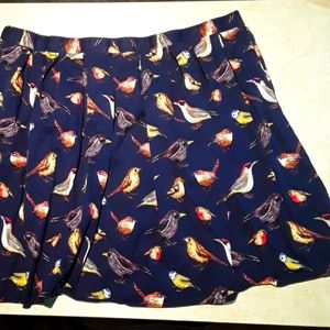 Bird patterned skirt